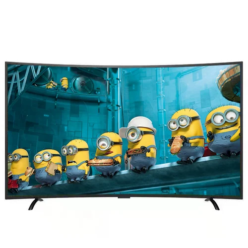 대형 커브드 스크린 LED TV, 와이파이 TV, 안드로이드 시스템, 스마트 TV, 55 인치, 65 인치, 4K 