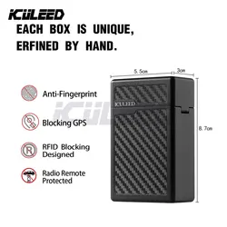 Car Keyless Go Protection -Aluminium Box for Car Key Holder RFID Blocking Case， Car Keyless Entry Fob Guard Signal Blocker