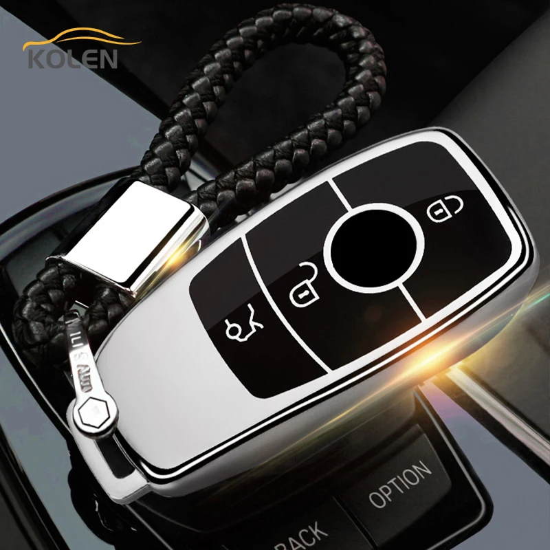 Soft TPU Car Remote Key Case Cover Shell Fob For Mercedes Bnez A B C E S Class W213 W221 W177 W205 GLC GLE GLA GLB Accessories