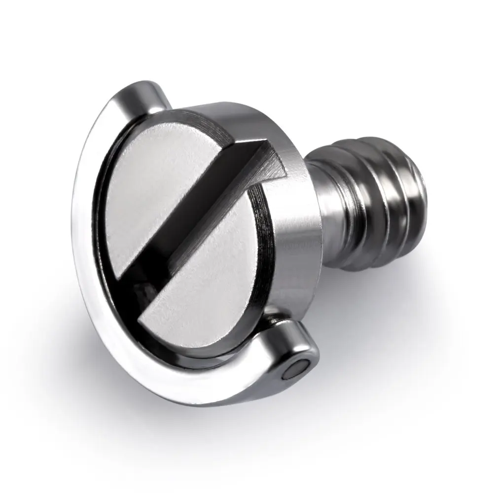 Tornillo de 1/4 "con anillo en D para trípode de cámara/monopié/placa de liberación rápida
