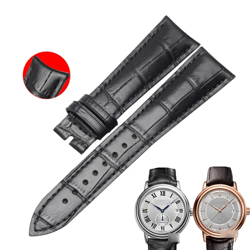 WENTULA watchbands for RAYMOND WEIL 2837/2838/2839 calf-leather band cow leather Genuine Leather leather strap watch band