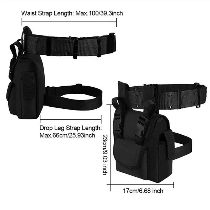 Black Waist Bag for Women Waterproof Nylon Fanny Pack Ladies Hip Bag Phone Summer Pockets Bag Large Capacity Leg Bag Purse 2020