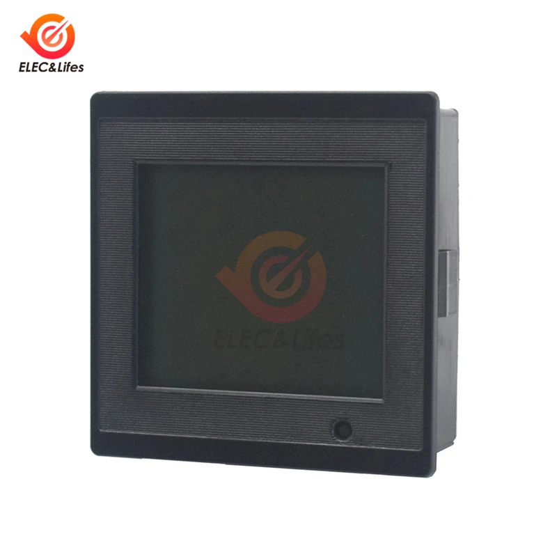 التيار المتناوب 80-300 فولت LED عرض مقياس التيار الكهربائي الفولتميتر Wattmeter لوحة متعددة الوظائف فولت الجهد متر فاحص وظيفة واقية