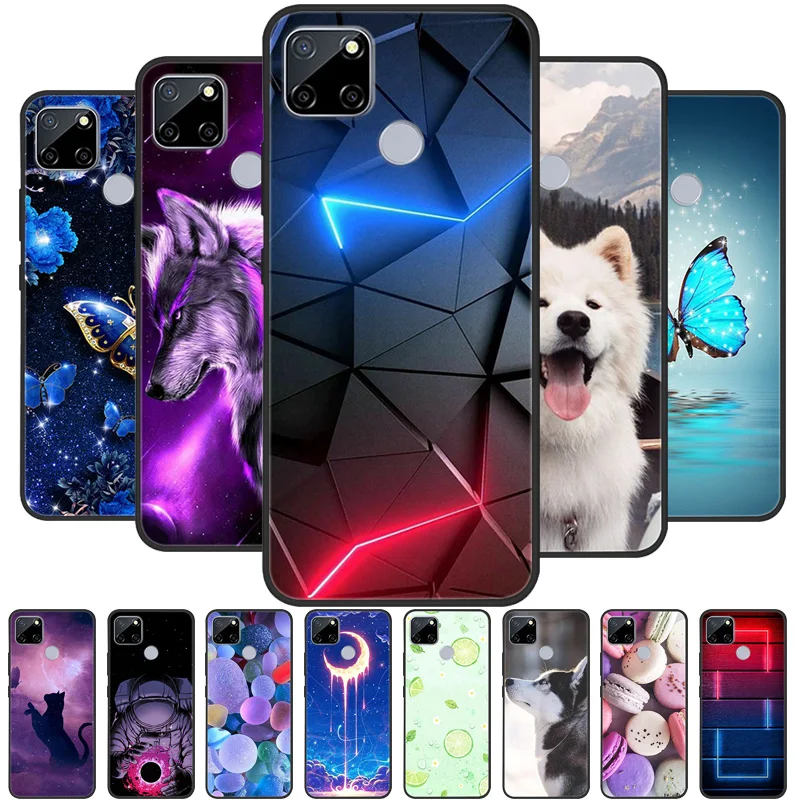 For Realme 7i RMX2193 Case Silicon Back Cover Case for Realme 7i RMX2193 Cases Soft bumper coque Realme7i Realme 7i RMX2103 Capa