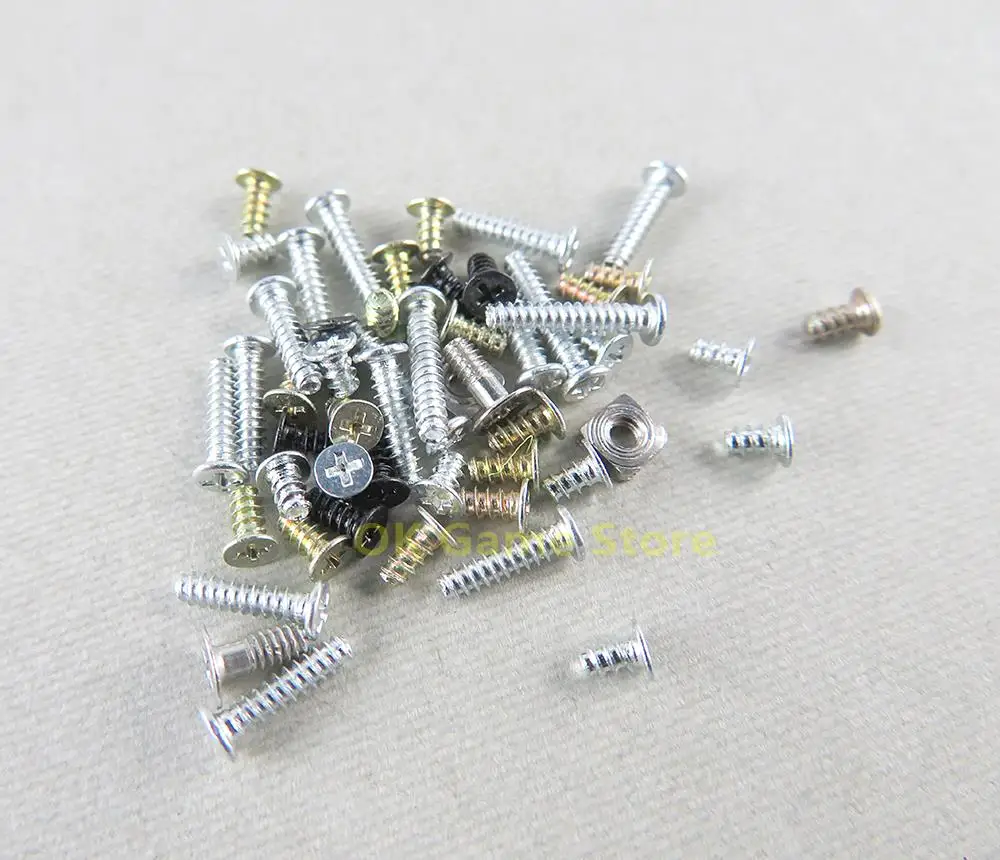 1set Replacement Full Set Screw For Nintend New 3DSXL 3DSLL Head Screws Set for new 3ds xl ll Game Console Shell