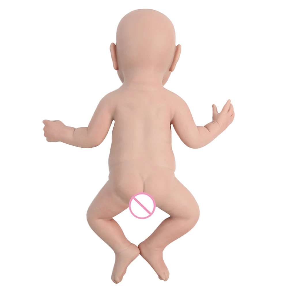 Mina WG1525 47cm 3.29kg 100% Full Body Silicone Reborn Baby Doll realistici giocattoli per bambini bambole morbide per bambini regalo di natale