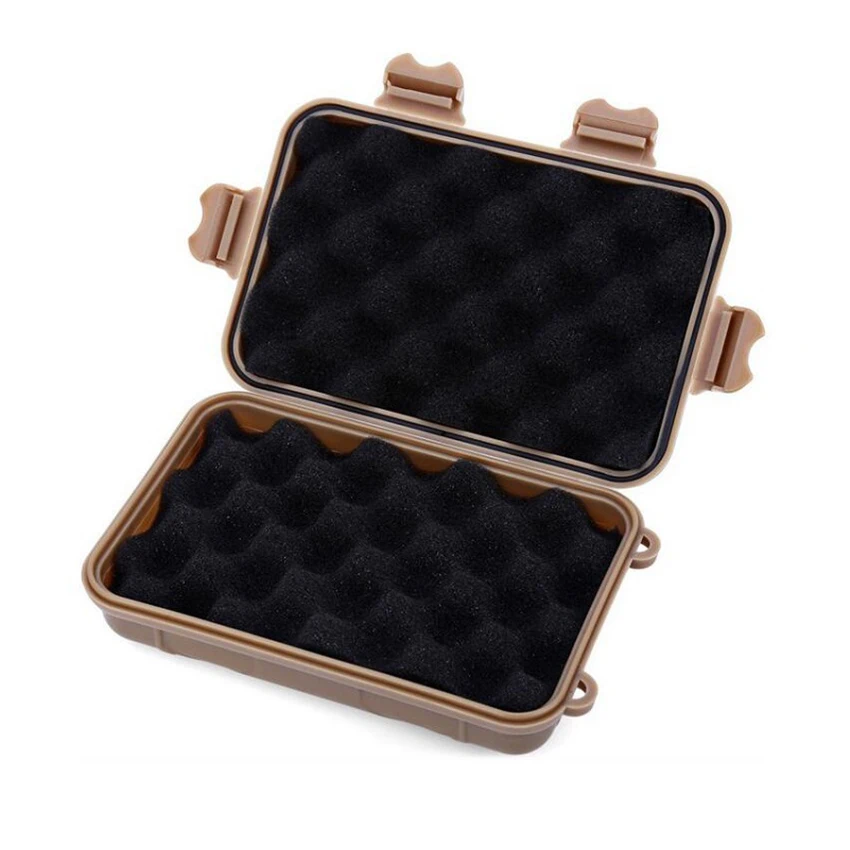 Cajas de protección impermeables a prueba de golpes, Caja Sellada para acampar al aire libre, pesca, caja de almacenamiento de supervivencia, contenedor, caja de herramientas