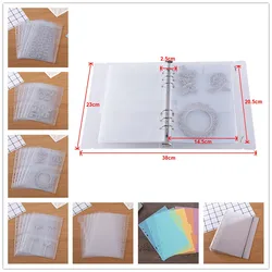 Metal Cutting Dies Storage Organizer for DIY Card Case Scrapbooking Template Organizer Practical Storage Decoration