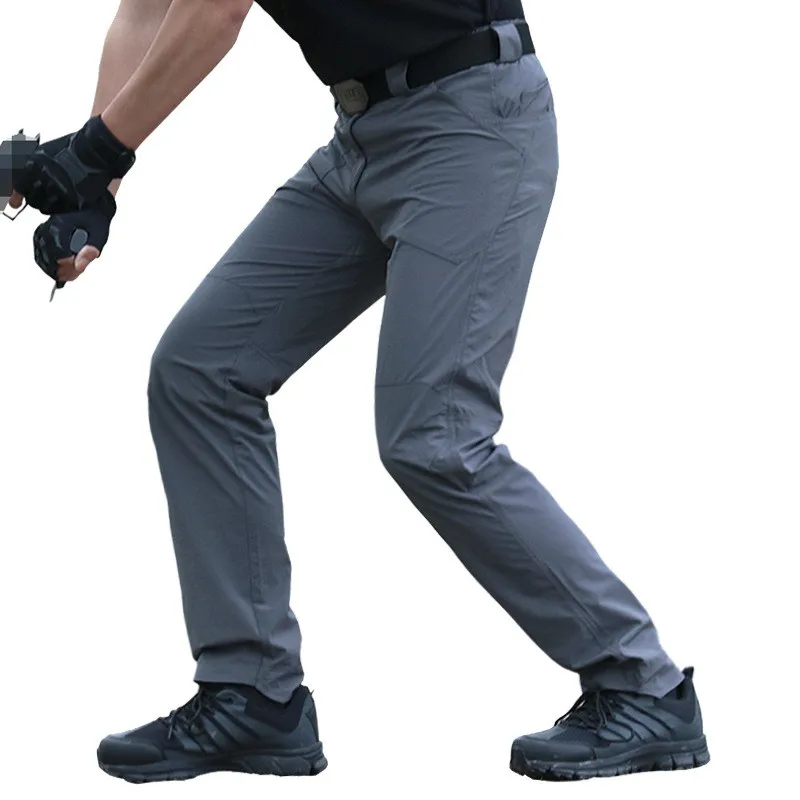 

Outdoor Waterproof Quick Dry Stalker Slim Tactical Pants Spring And Autumn Training Climbing Breathable Cargo Trousers Overalls