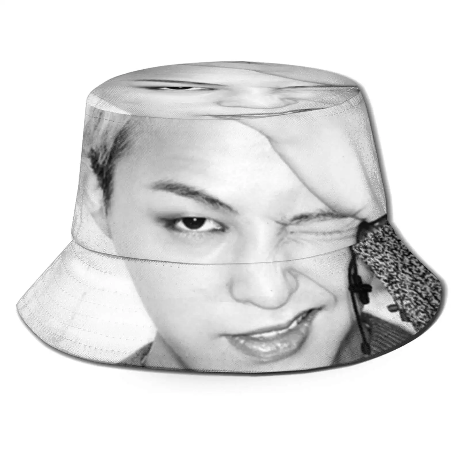 G-Dragon Sun Hat Topi Fisherman Cap Bucket Hats G Dragon Gdragon Kpop K Pop Pookipsy