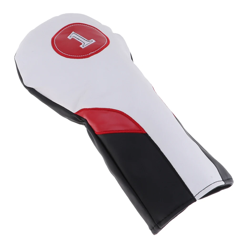 Golf Club Headcover 460cc Driver Wood Head Cover No. 1 3 5 Cue Sleeve Universal Replacement Golf Head Protector Cover