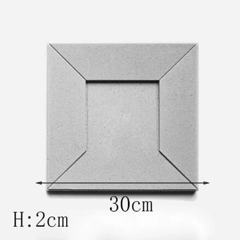 Northern Europe simple geometry wall brick Silicone mold background wall decoration cement plaster wall paste mold simple indu