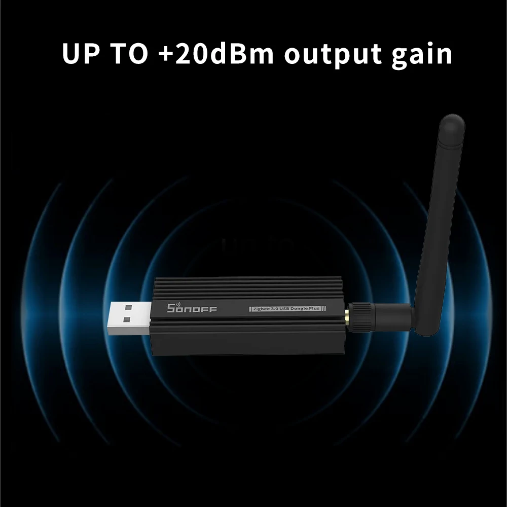 Sonoff zb dongle-e zigbee 3.0 usb zbdongle mais sem fio universal zigbee gateway analyzer zigbee2mqtt com antena