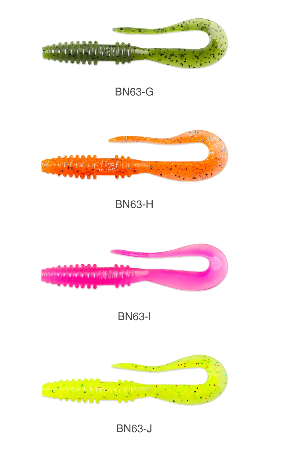 TSURINOYA Angelköder Grub 63 mm 0,7 g 40 Stück Light Game Ajing Künstlicher weicher Köder BOUNDEN Bass Fügen Sie Garnelensalz hinzu Silikon Swimbait – Detail 18