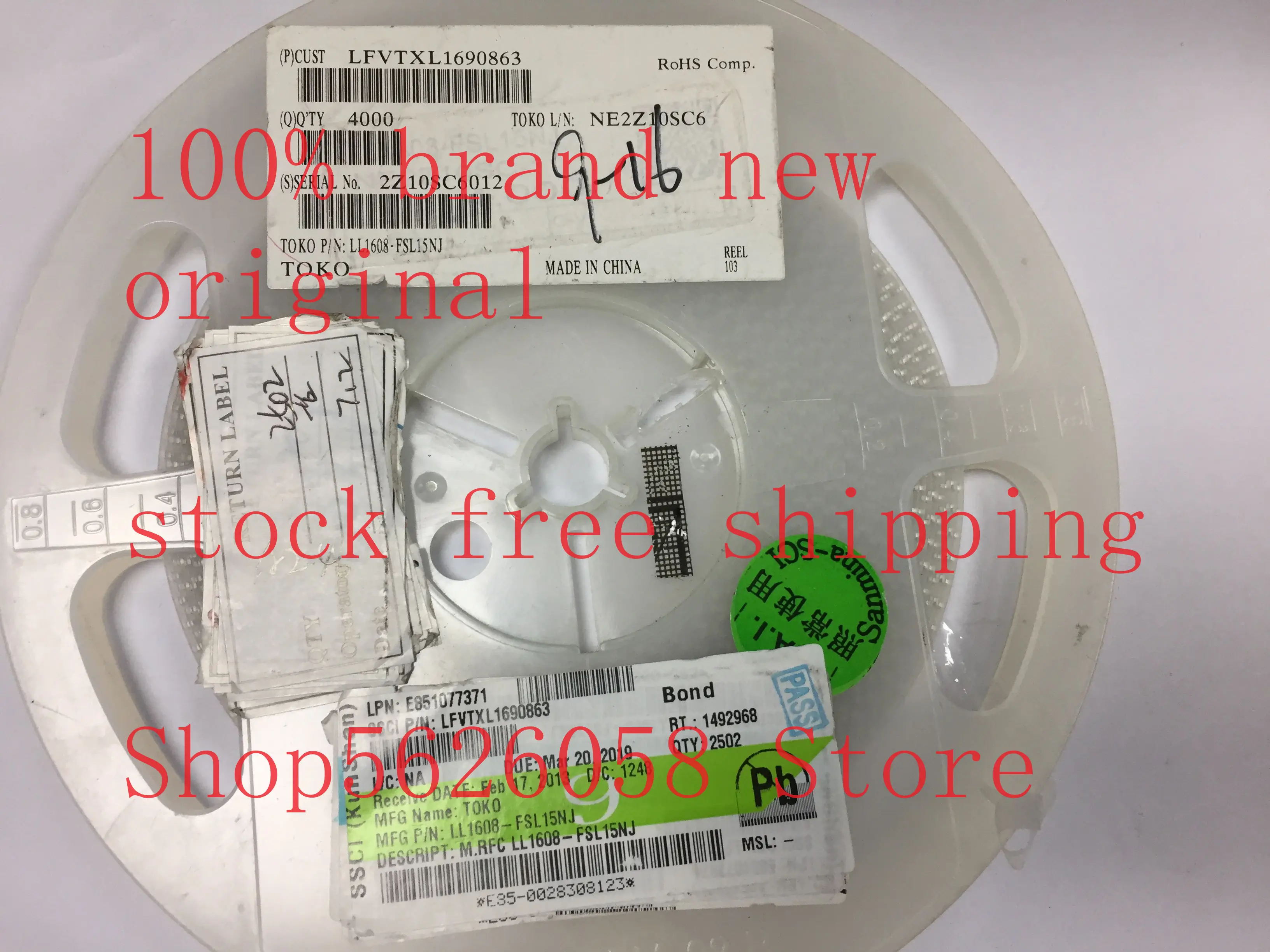 

LL1608-FSL15NJ SMD 100% new original 50PCS/LOT STOCK