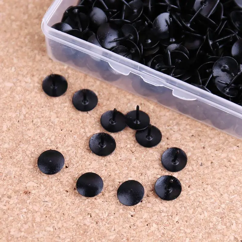 400pcs Metal Thumbtack Drawing Pins Pushpin Cork Board Photo Wall Map Markers