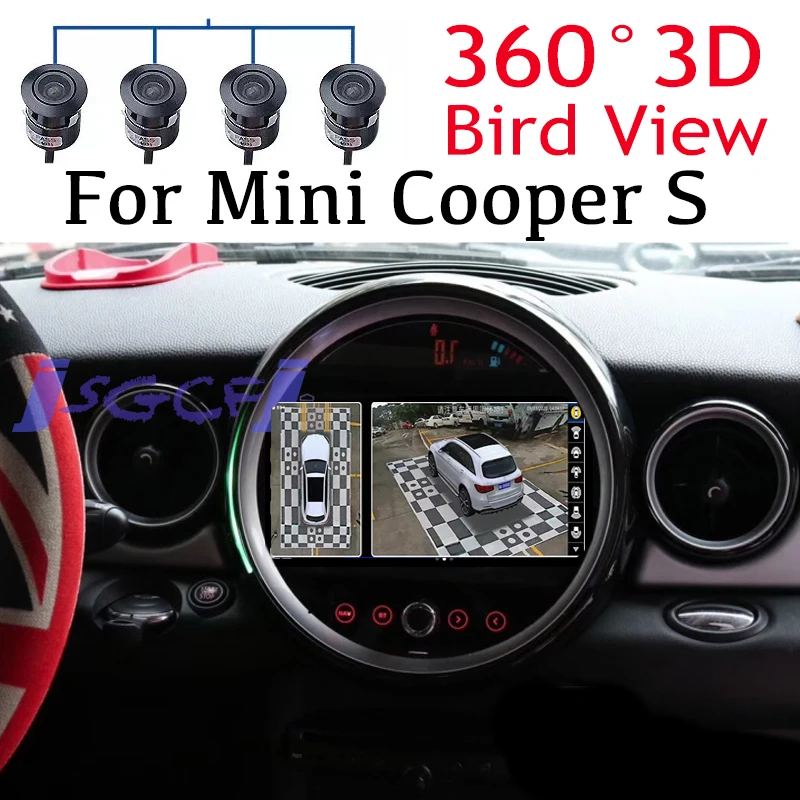 

Автомобильный мультимедийный плеер для Mini Cooper S Convertible R57 с окружасветильник 360 дюймов BirdView Navi Стерео Аудио навигация GPS плеер CarPlay