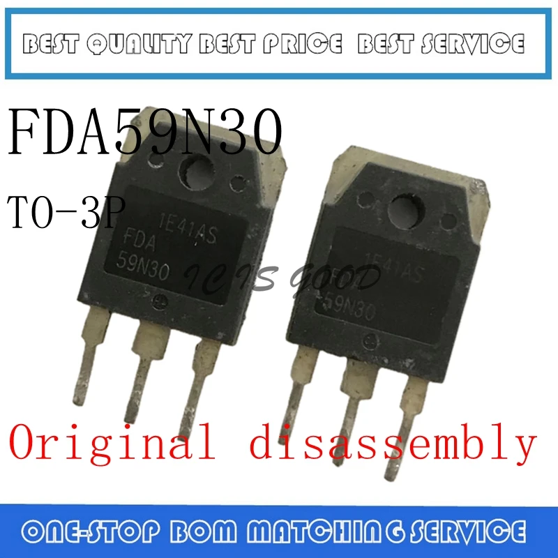 5PCS-20PCS FDA59N30 TO-3P TO-247 59A 300V 59N30 TO3P FET Original disassembly