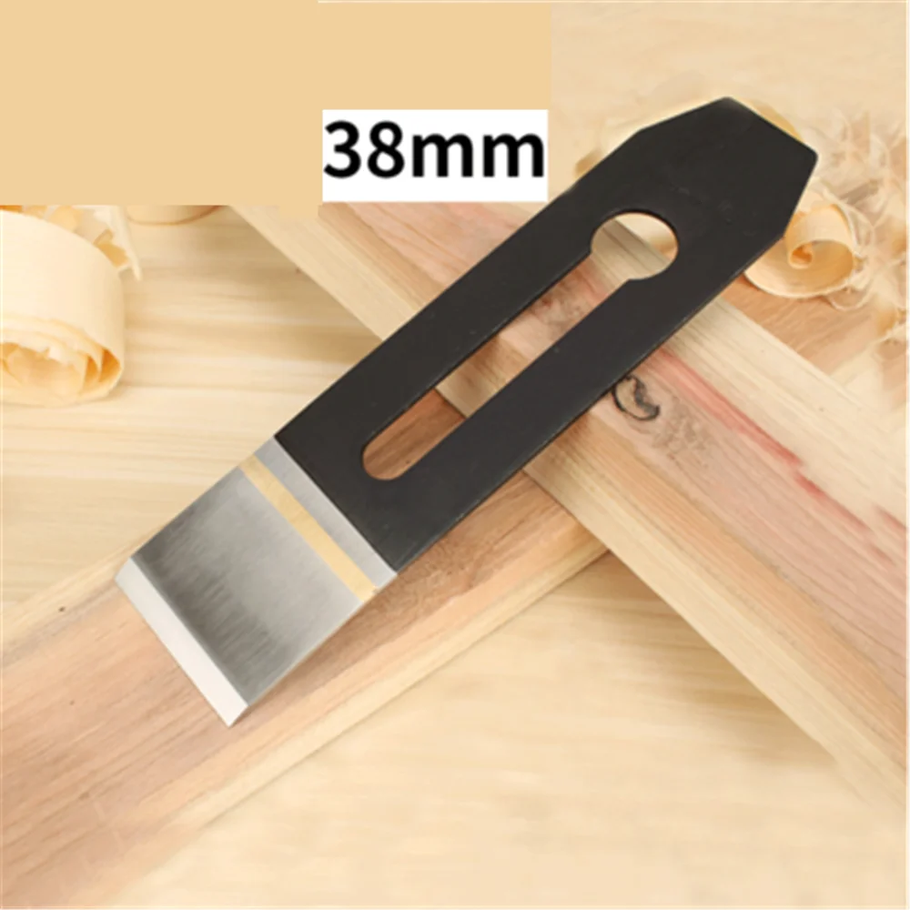 Lama per pialla in legno materiale frontale in acciaio pialla per legno lama per falegnameria manuale strumenti per la lavorazione del legno