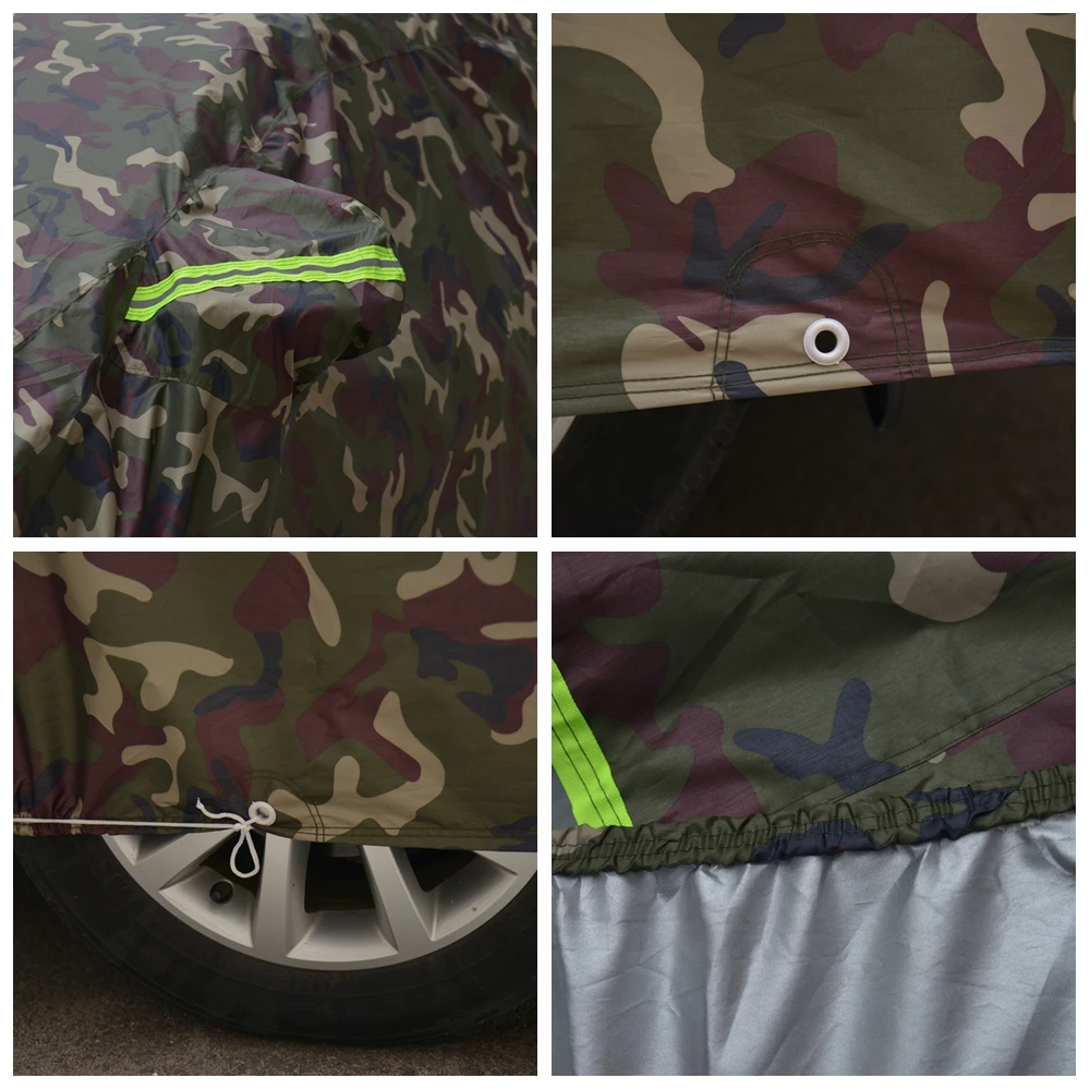 Winter Car Covers Oxford Cloth Outdoor Waterproof Sun Rain Snow Protection UV Car Umbrella Camouflage Universal SUV Sedan