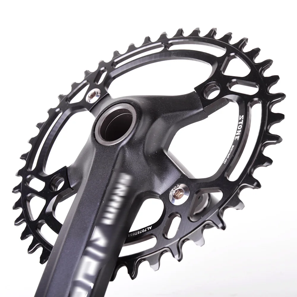 Kámen oválné po jednom chainring BCD 110mm BCD110 4 pažích pro APEX silnice jízdní kolo skládací jízdní kolo úzký široký řetízek prsten chainwheel díl