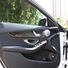 탄소 섬유 ABS 인테리어 도어 장식 패널 커버 트림, 메르세데스 벤츠 C 클래스 W205 C180 2015-2018 자동차 액세서리, 4 개 2