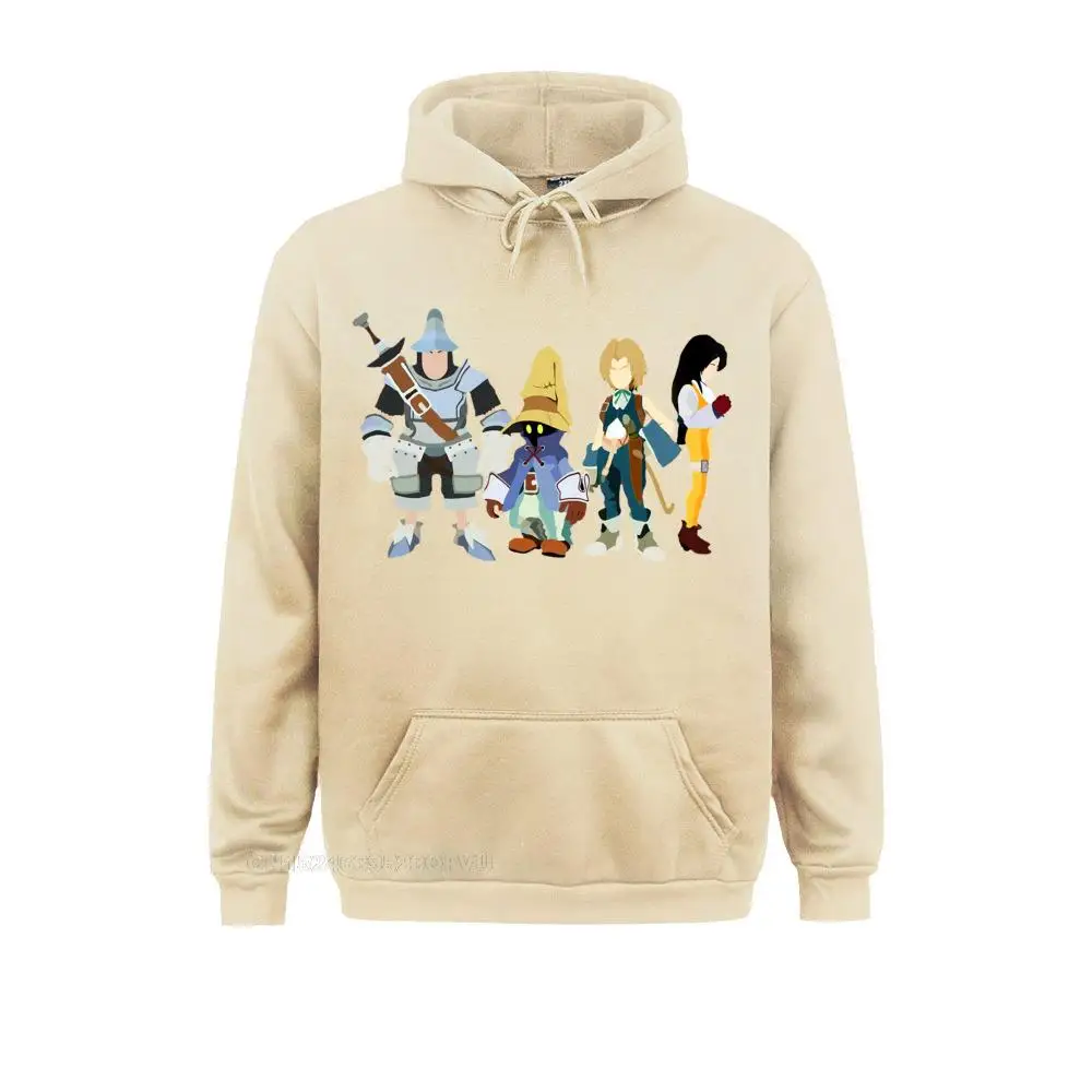 Final Fantasy Ix Video Game Sweater Men's Cotton Fashion Pullover Hoodie Crew Neck Tees Hiphop Clothes