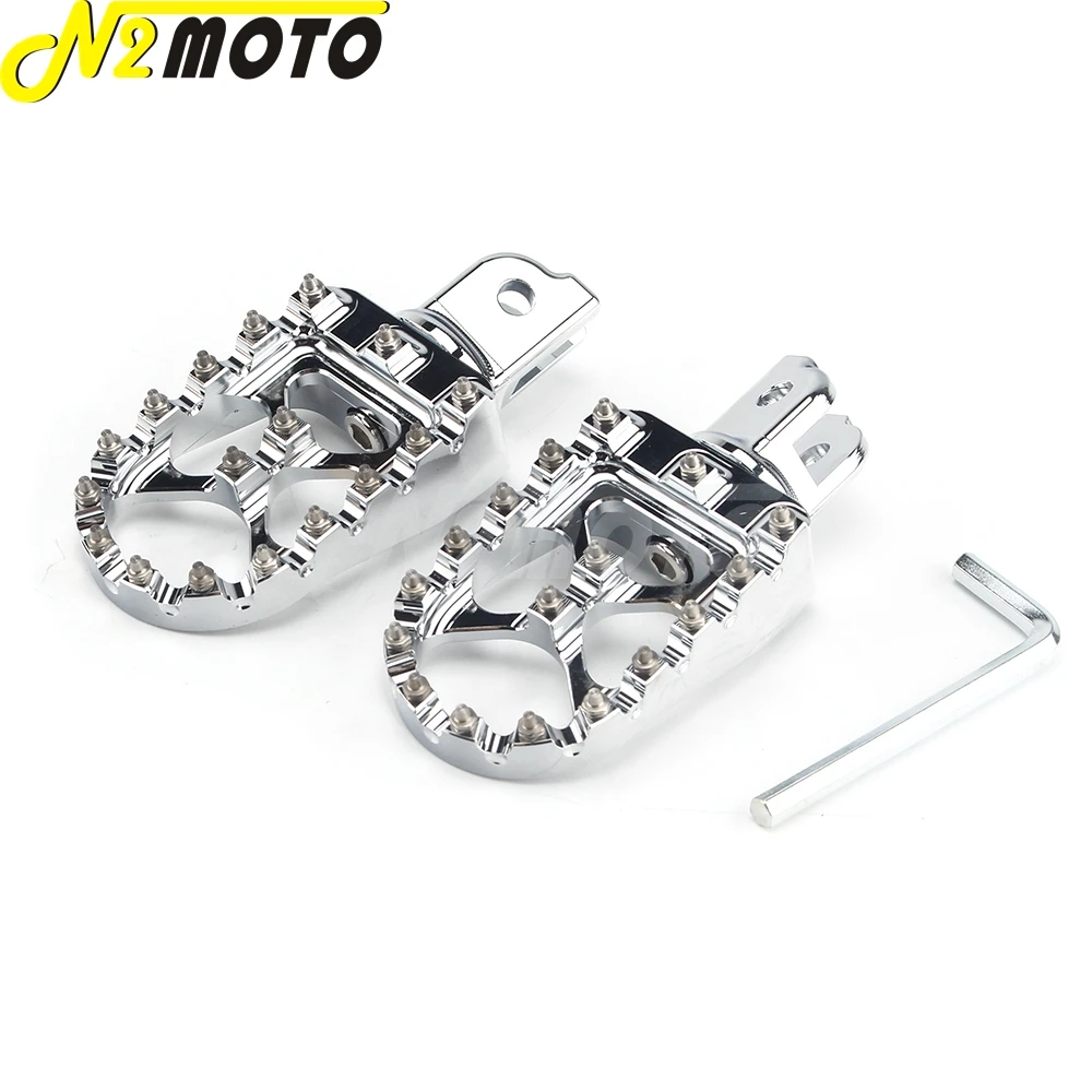 1 Pair Tapered Driver Footrest Foot Peg For Harley Softail Slim Standard Deluxe Street Fat Bob Breakout Low Rider ELW LiveWire