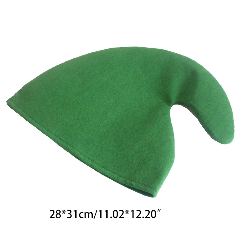 Christmas Hat Comfortable Elves Hat Show Props Xmas Holiday New Year Festive Holiday Party Supplies for Adults Kids