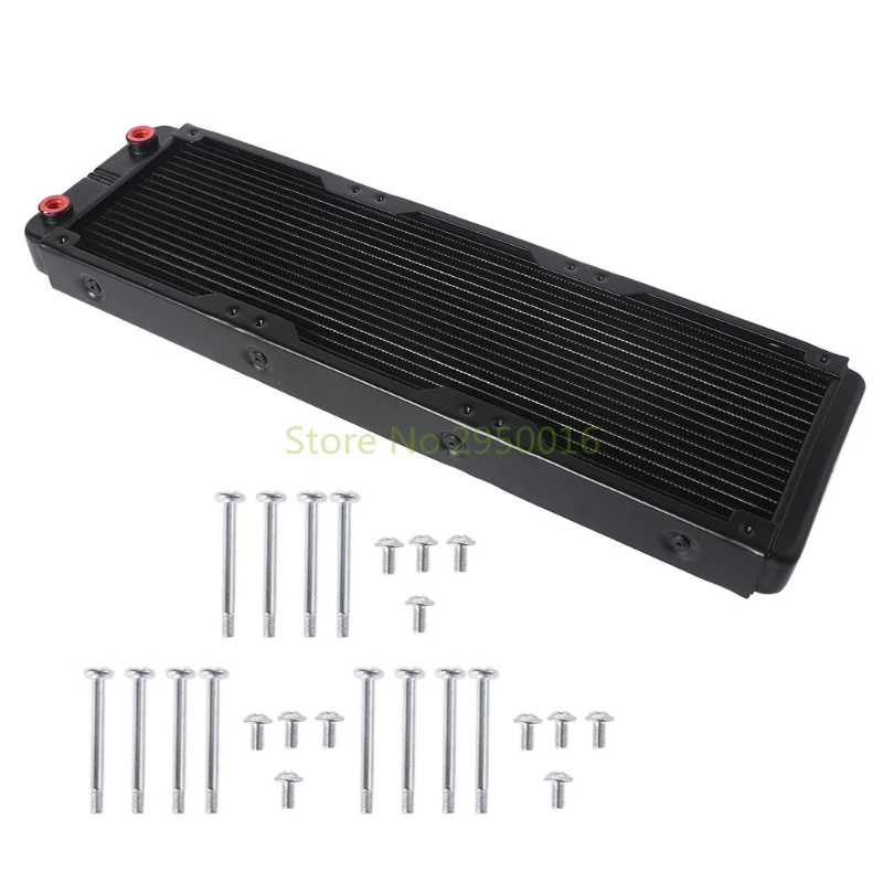 360mm/480mm 18 Tube Computer Water Cooling Radiator G1/4 Female Thread Heat Dissipation for Computer PC CPU Water Cool System