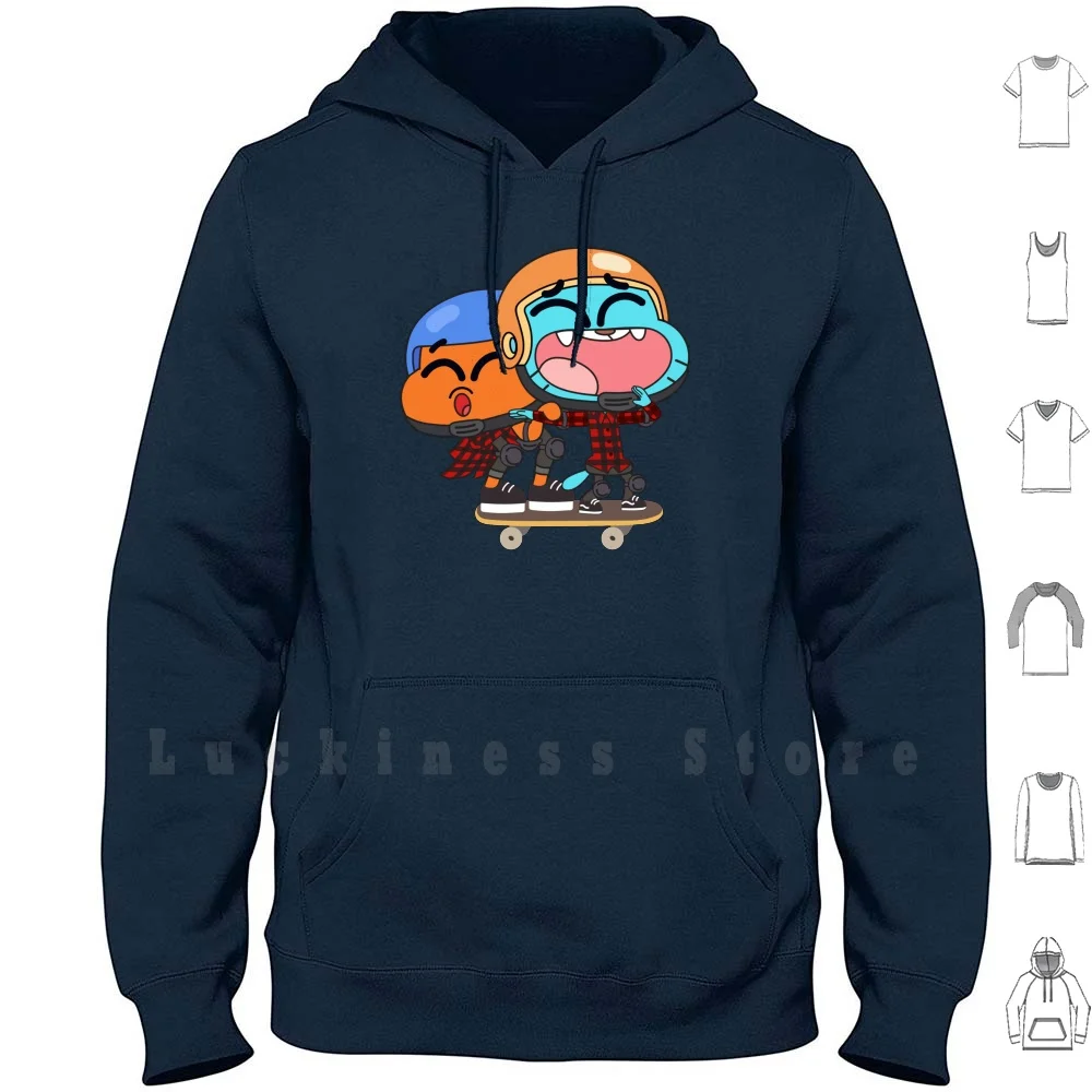 Gumball Darwin Skate hoodies Gumball Watterson Gumball Darwin Darwin Watterson The Skate