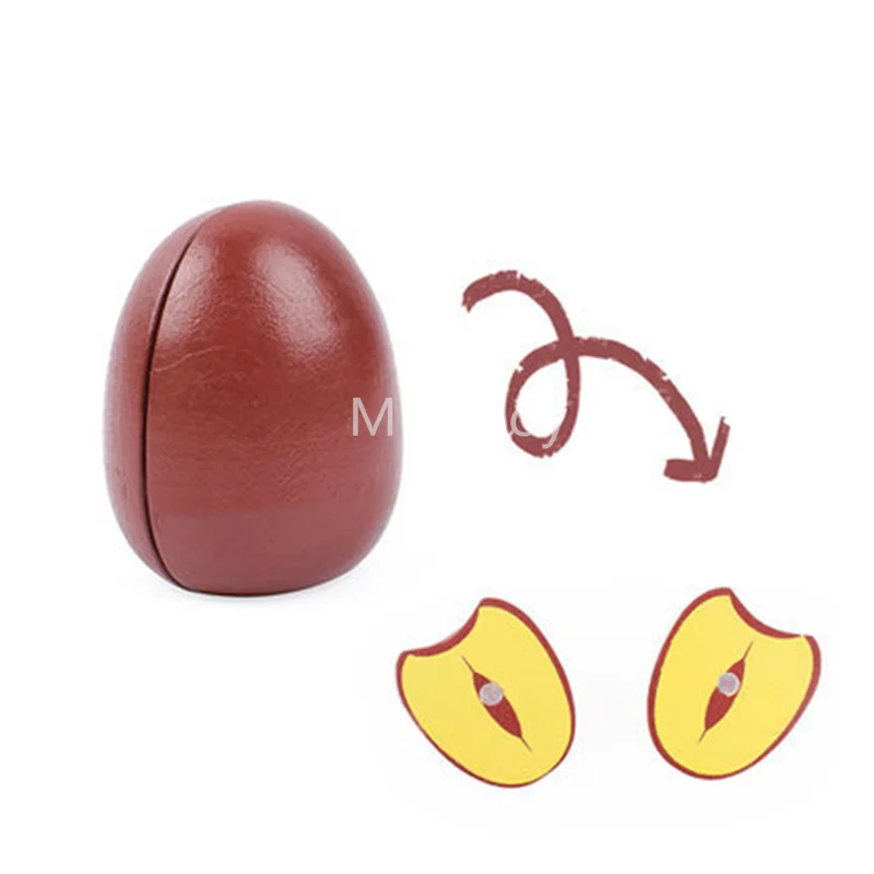 Simulation Magnetic Montessori Fruit Play House Strawberry Watermelon Banana Durian Seasoning Baking Toy Wooden Educational Toys