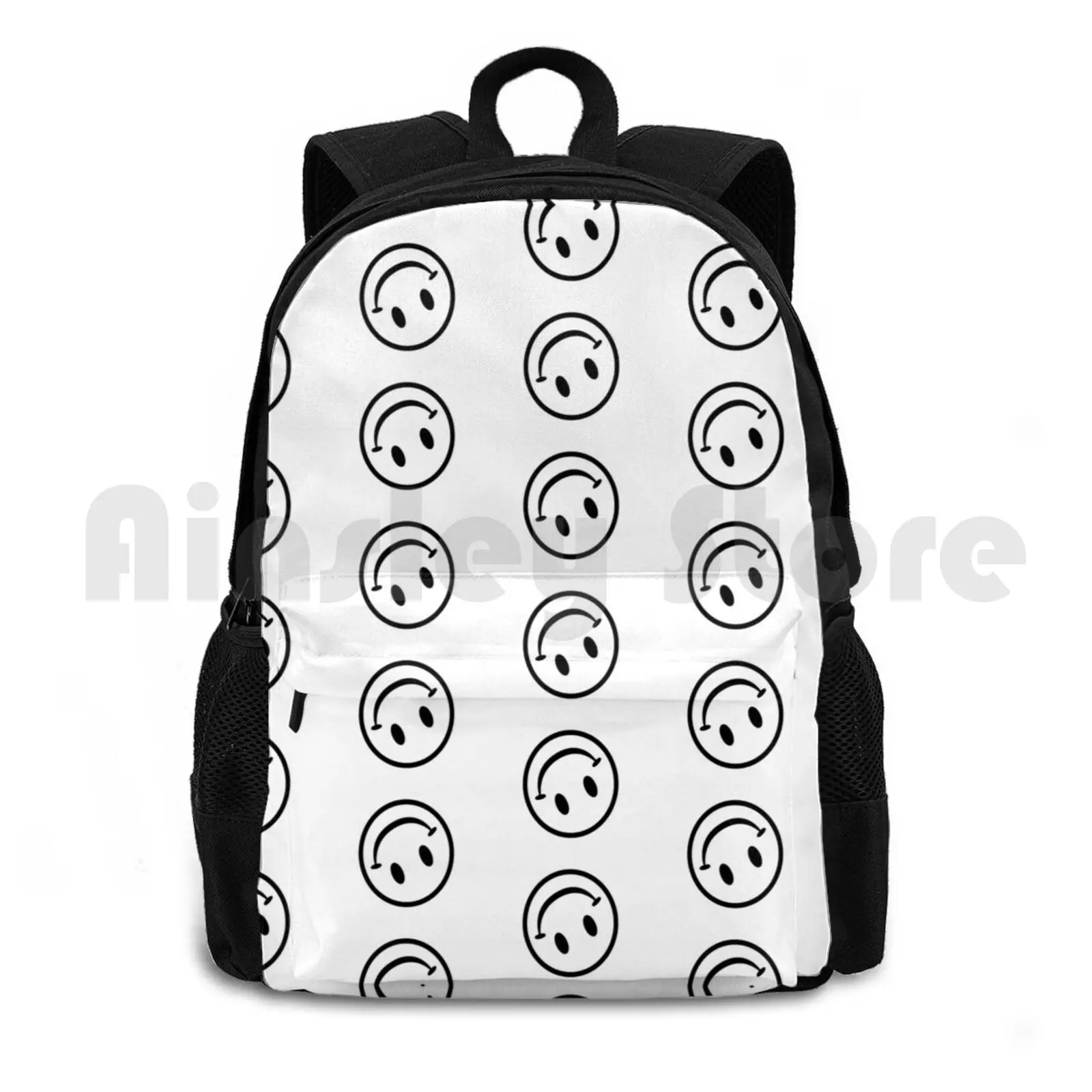 

Twisted Acid Outdoor Hiking Backpack Waterproof Camping Travel Acid 808 909 303 Rave House Music Dj Music Dance Techno