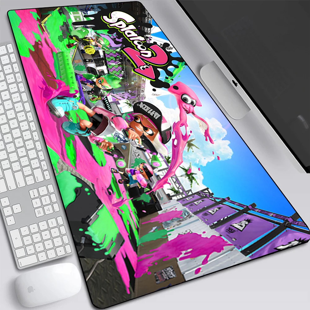 Splatoon 2 Large Gaming Mouse Pad Computer Laptop Mousepad Keyboard Pad Desk Mat PC Gamer Mouse Mat XXL Carpet Office Mausepad