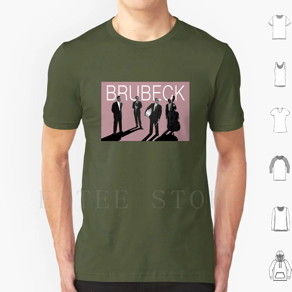 Dave Brubeck T Shirt DIY Big Size 100% Cotton Dave Brubeck Take 5 Take Five American Jazz Pianist Composer Piano In Your Own