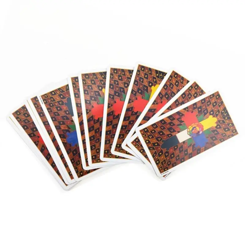 2023 New Thoth Tarot 78 Cards Deck Mysterious Divination Oracle Playing Card Board Game
