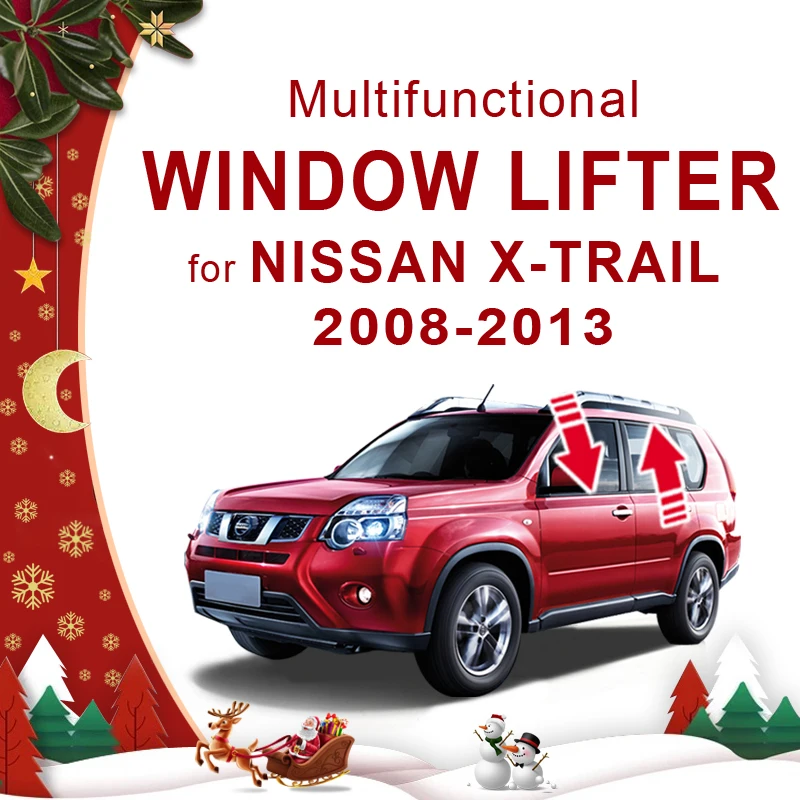 Auto Car Power Window Closer Roll Up Automatically Lift Close 4 windows Kit For NISSAN X-TRAIL T31 2008-2015