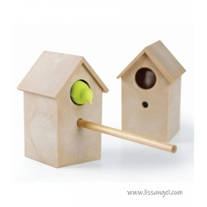 Little House with Bird Pencil Sharpener 