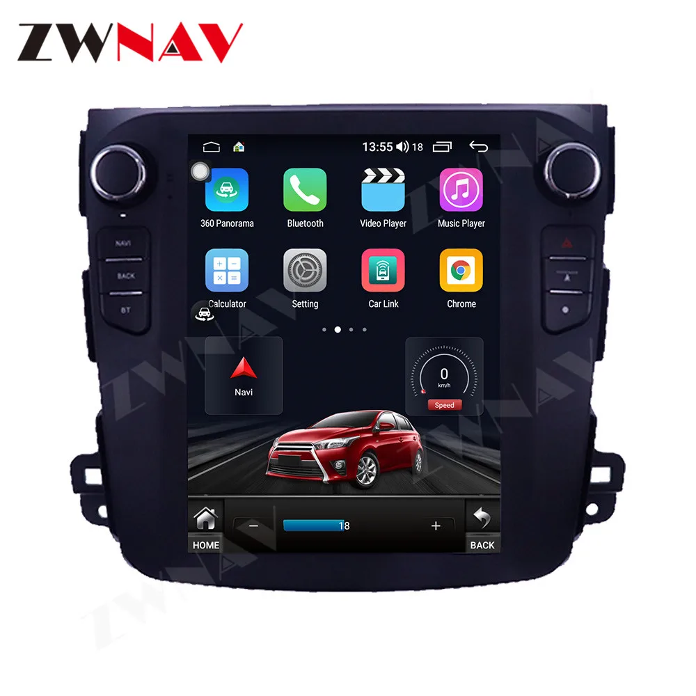 For Mitsubishi Outlander 2008 Android 10.0 6G 128G Car GPS Navigation Multimedia Player Car Radio Player Head Unit Player