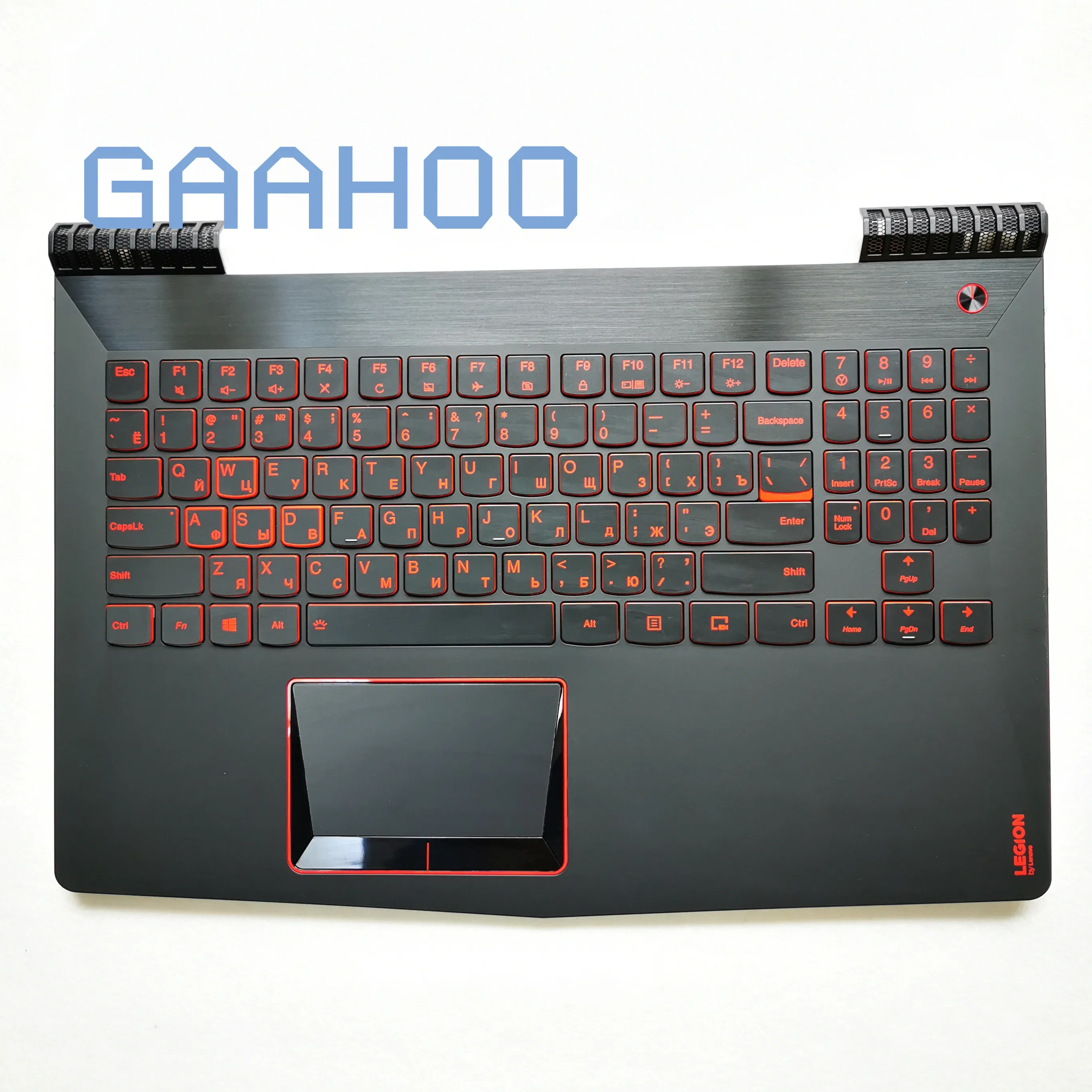 

RU Russian Backlit keyboard Palmrest assmbly For lenovo Legion R720-15 Y520-15 R720-15IKB /w SD Reader hole