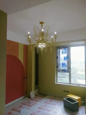 Baroque Black White Designer Hanging Lamps LED Pendant