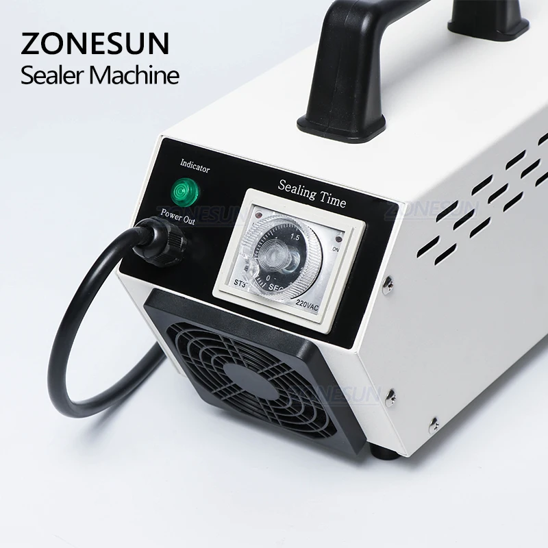 ZONESUN Instant Hot Plier Portable Impulse Sealer Sealing Machine for Aluminum Vacuum Composite Film Mask Packaging Machine