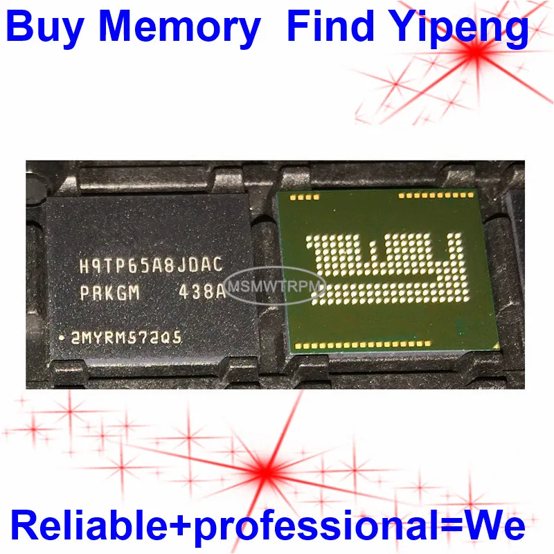 

H9TP65A8JDACPR-KGM 162FBGA EMCP 8+8 8GB RPMB clean empty data Memory Flash H9TP65A8JDAC