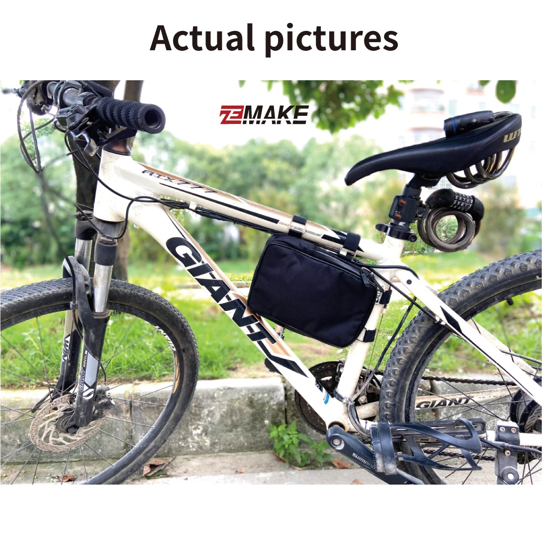 Bicycle Bike Tube Frame Pack Bag Case Battery li-ion Tool Box Storage Hanging  Waterproof Convenience for Bicycle