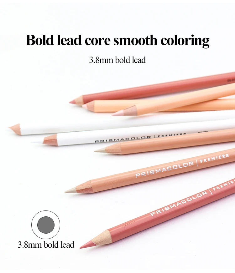 PRISMACOLOR Art Professionelle ölige Buntstifte, einfarbig, Lapis de cor, Zeichnung, Buntstiftzubehör, PC927/938/1092/1093 – Detail 11