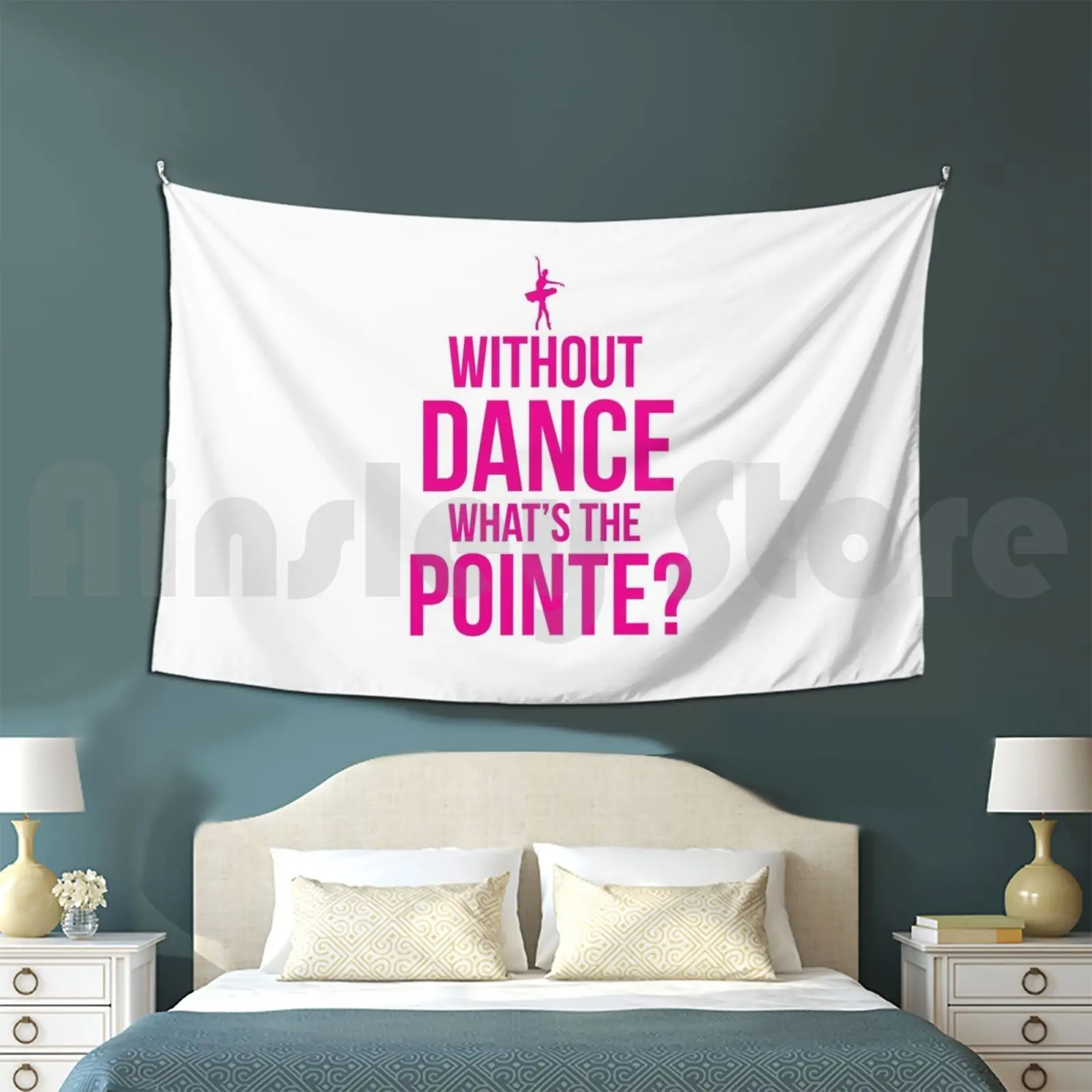 Ballet , Dance , Dancing , Dancer Tapestry Background Wall Hanging Without Dance Whats The Pointe Ballerina Ballet