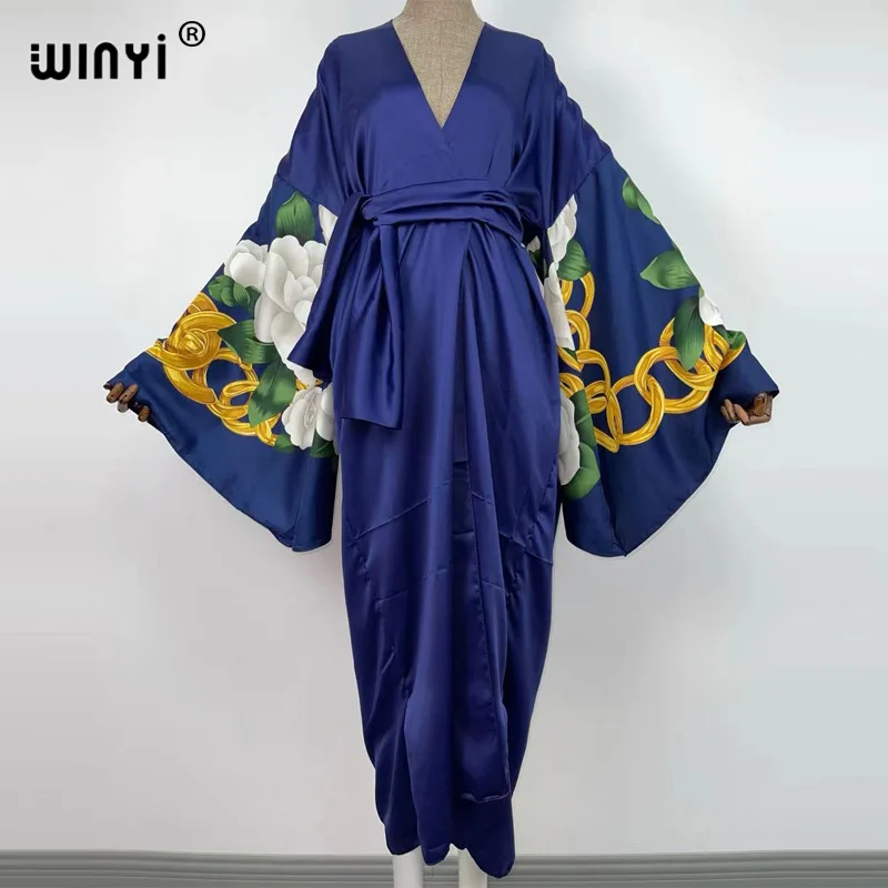 2021 WINYI new cotton bikini sweet lady pink boho Cardigan stitch Cocktail sexcy Boho Maxi Holiday KIMONO women longmujer