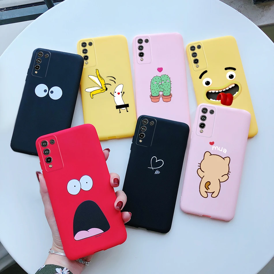 For Honor 10X Lite Case Cute Soft Painted Cover for Huawei Honor 10X Lite Case Fundas Honor10X Lite 10 X Lite bumper Phone Cases