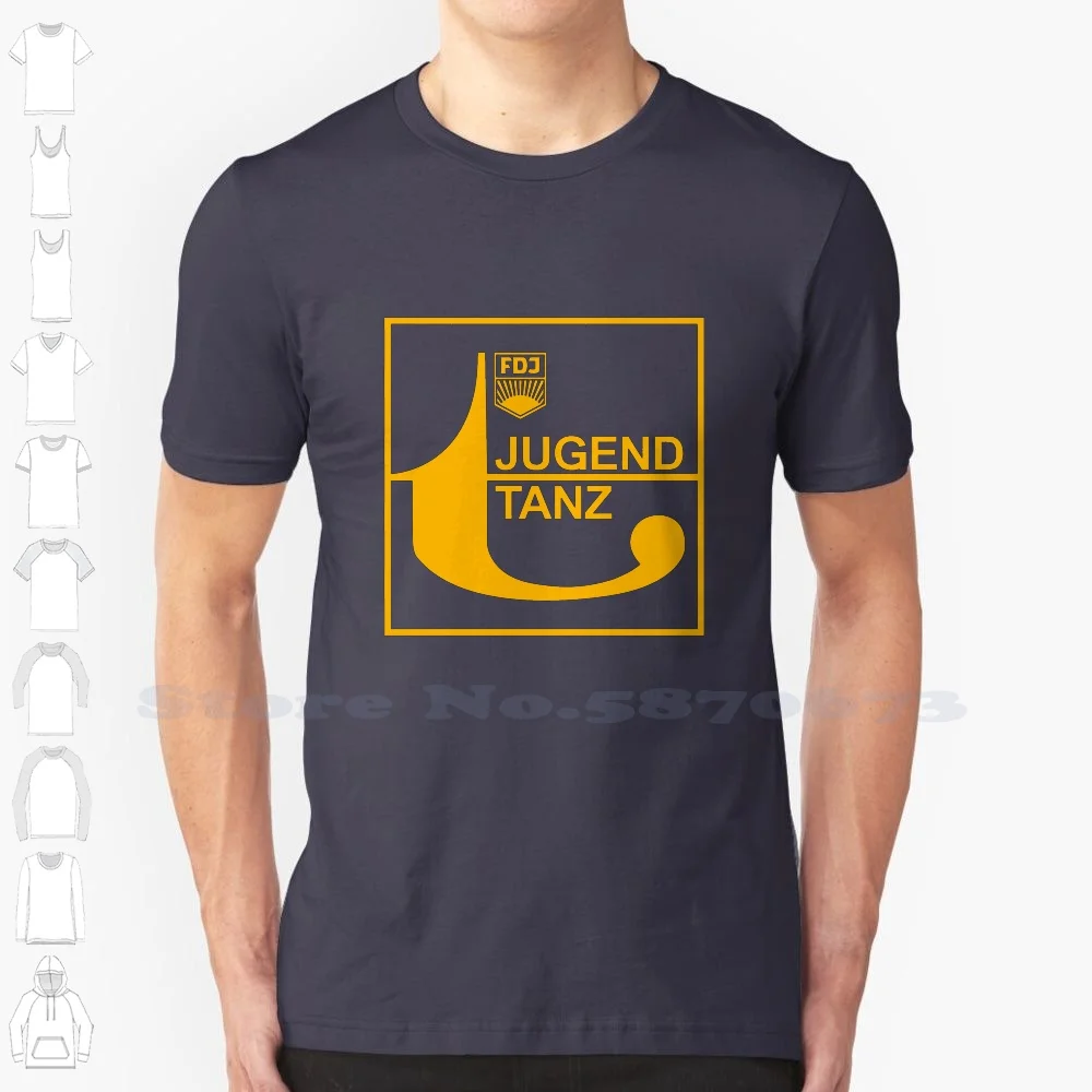 Jugend Tanz Ddr Ostalgie 100% Cotton T-Shirt Ddr Jugend Tanz Freie Deutsche Jugend Nostalgie Deutsche Demokratische Republik