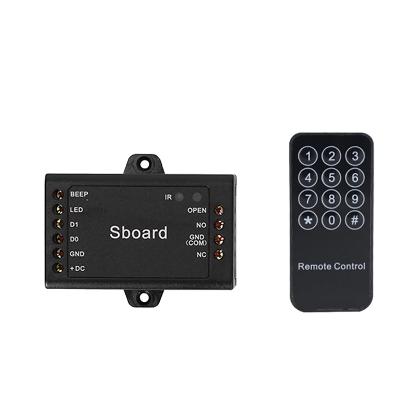 sboard mini unica porta controlador de acesso unica porta dupla conectar com qualquer leitor do teclado wiegand 26 37 37 bits saida 01